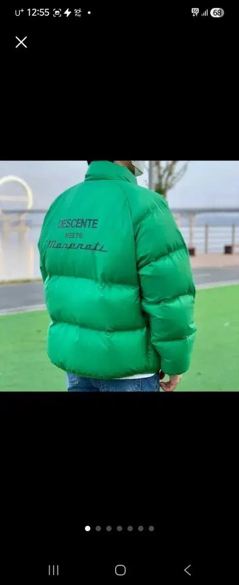 데상트 마세라티 콜라보 구스 패딩(L 100)