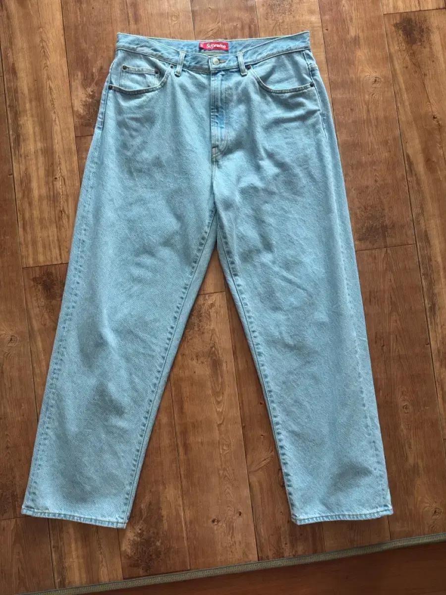 슈프림 25SS 라이트 워시드 인디고