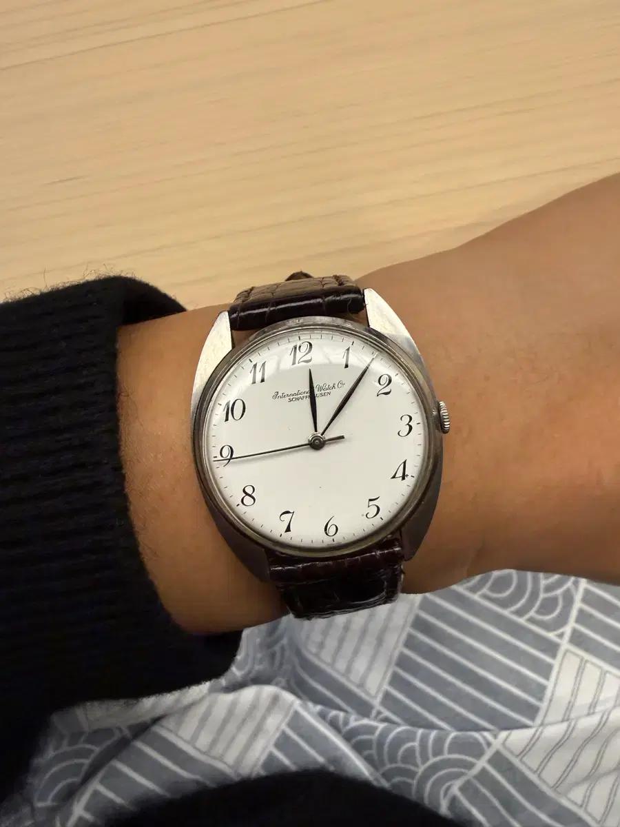 Iwc 빈티지 클래식 수동 시계 33mm