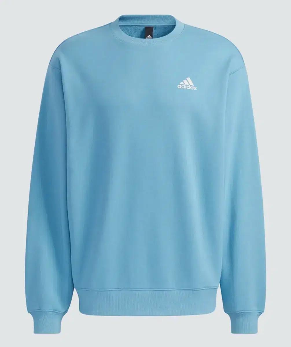 아디다스 로고 스웨트셔츠 헤이지 블루