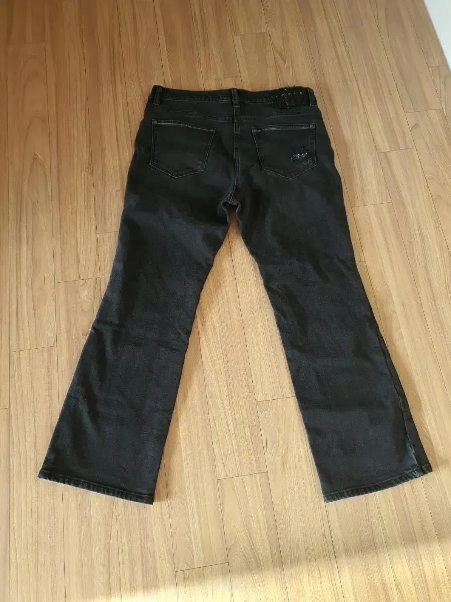 칼라가펠트 기모 부츠컷 데님 여성