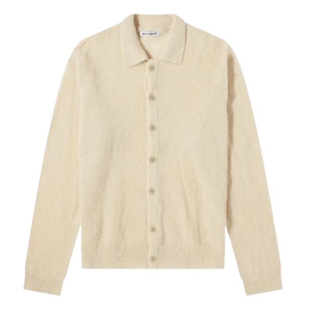 아워레가시 이브닝 폴로 알파카 가디건 판매합니다