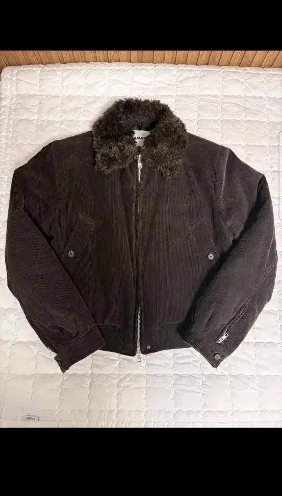 알렌느 코듀로이 패딩 블루종