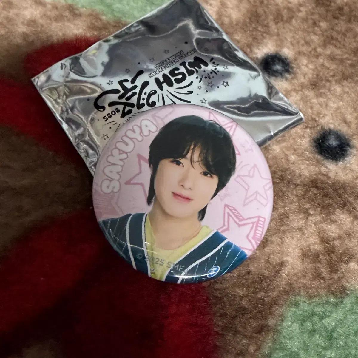 엔시티위시 일본팬미팅 나츠마츠리 엠디 랜덤 캔뱃지 사쿠야