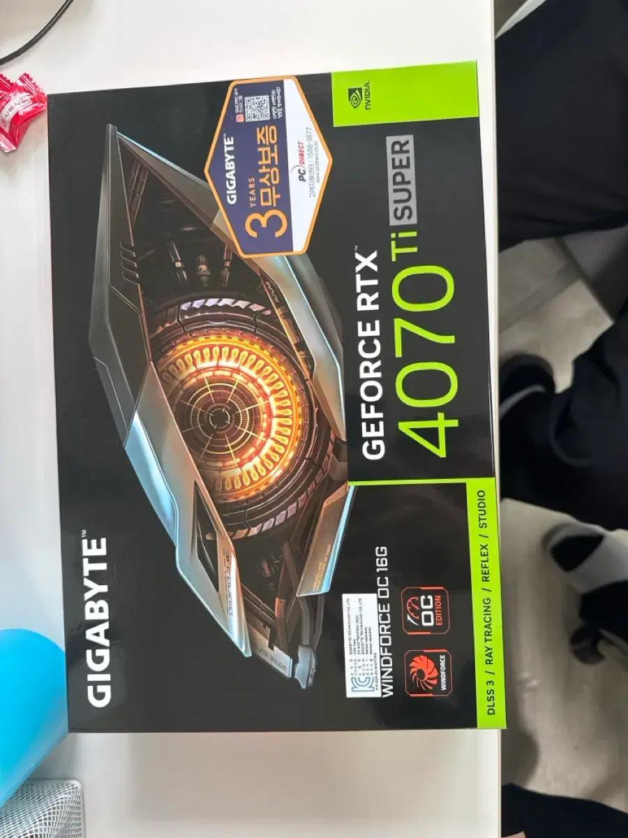 (미개봉) 기가바이트 RTX 4070 Ti SUPER 윈드포스 OC