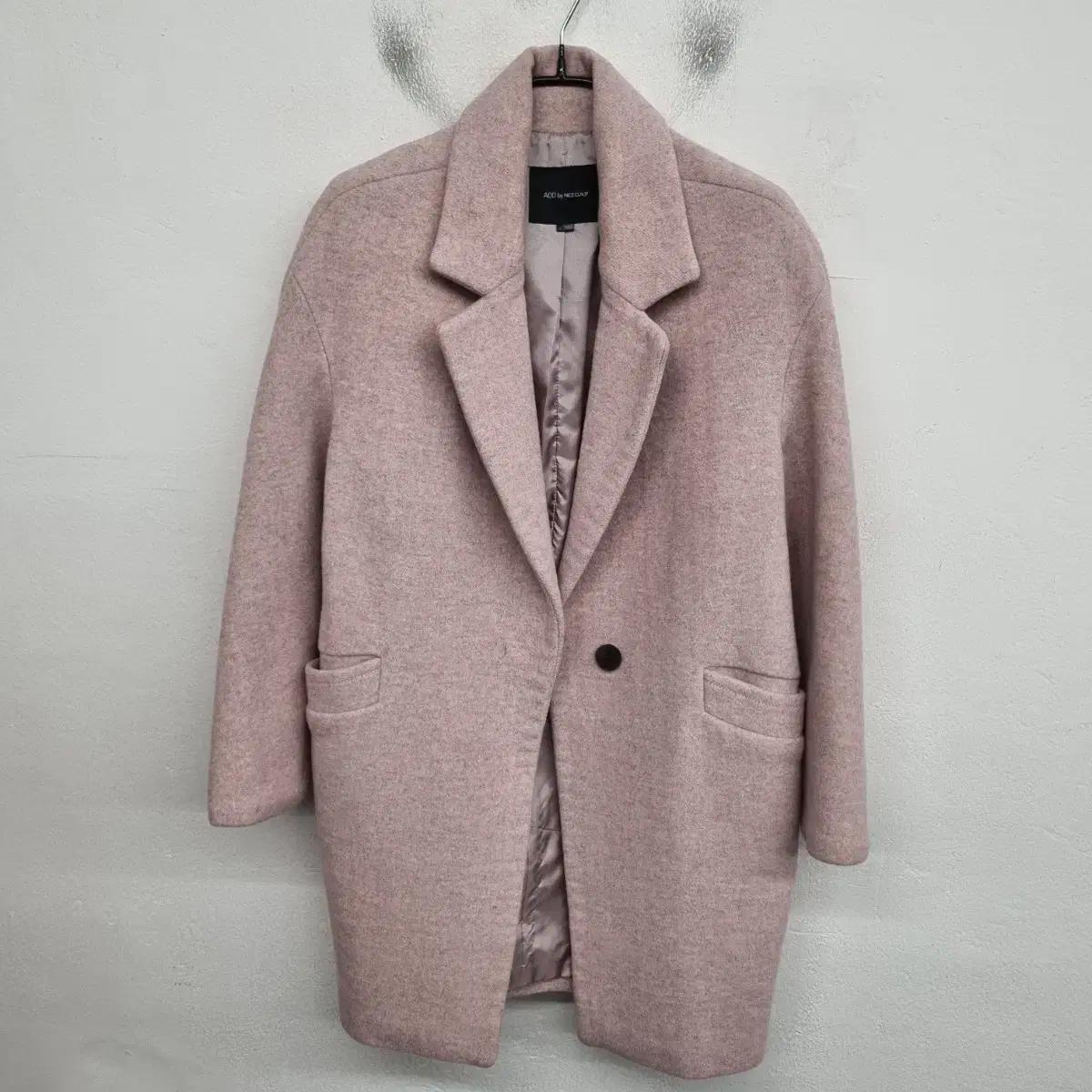 [여성55 size] 나이스클랍 울혼방 코트