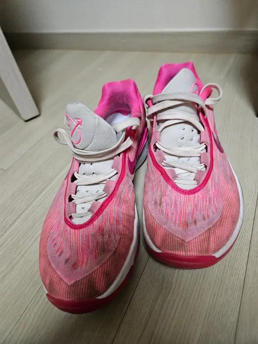 나이키 줌 지티컷2 핑크 280(us10) 농구화