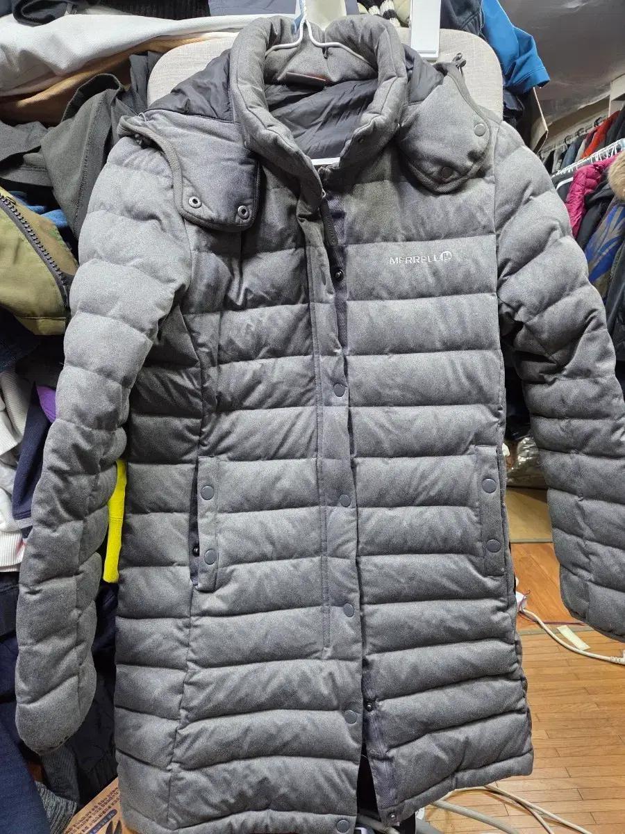 메렐 여성 경량 패딩 코트 그레이