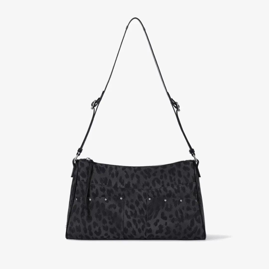 페넥 레오파드 패턴 백