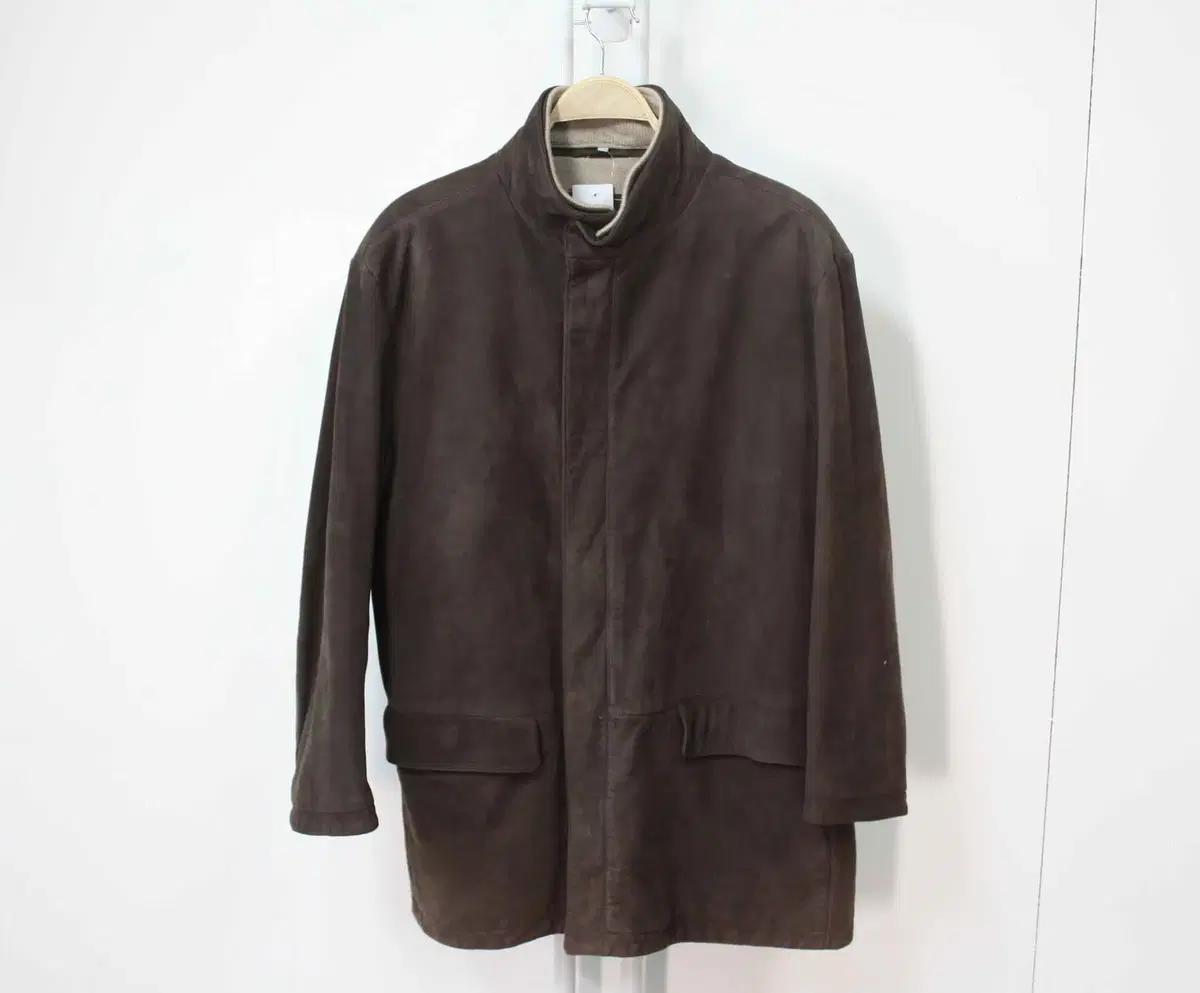 W-3465/로로피아나 매장판 양가죽 하프 자켓 XL