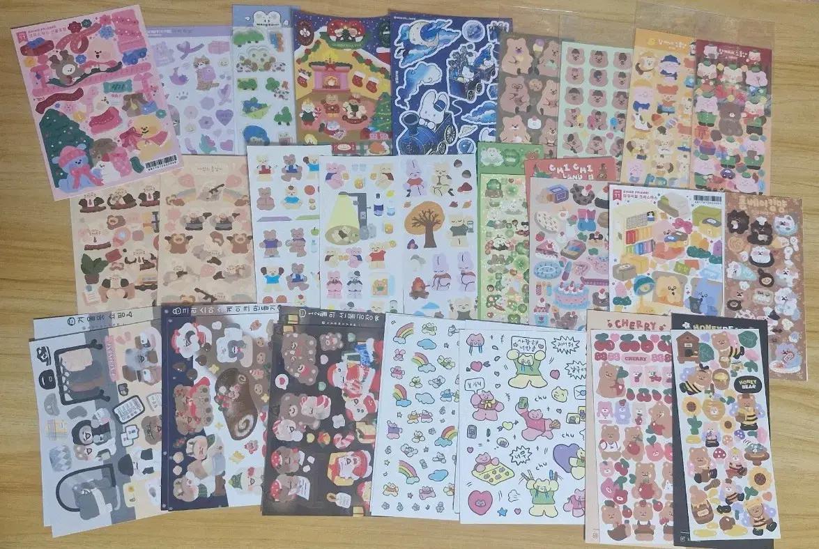 간절해요..) 크리스마스 다꾸 44장 씰스티커 일괄 판매 급처