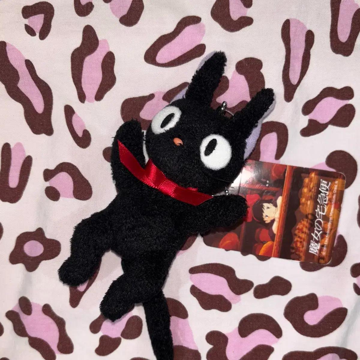 마녀배달부키키 지브리 지지 인형 누이 키링 키홀더