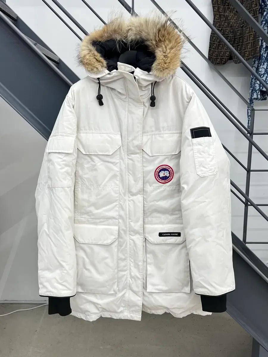 캐나다구스 익스페디션 파카 화이트 / 우먼 L