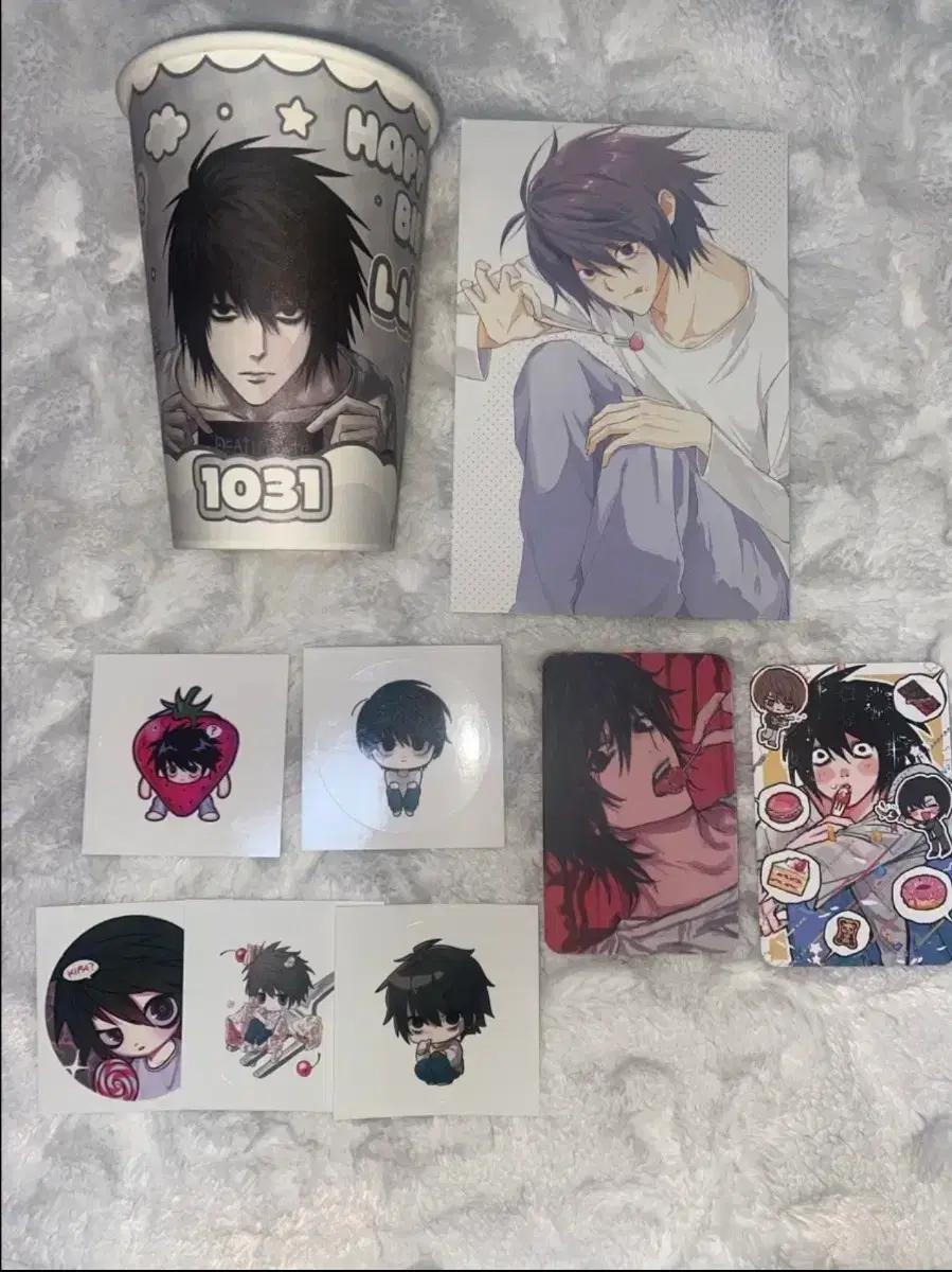 데스노트 엘 생카 쏘님 sso 전프레 도무송스티커특전비공굿엽서포카L라이토