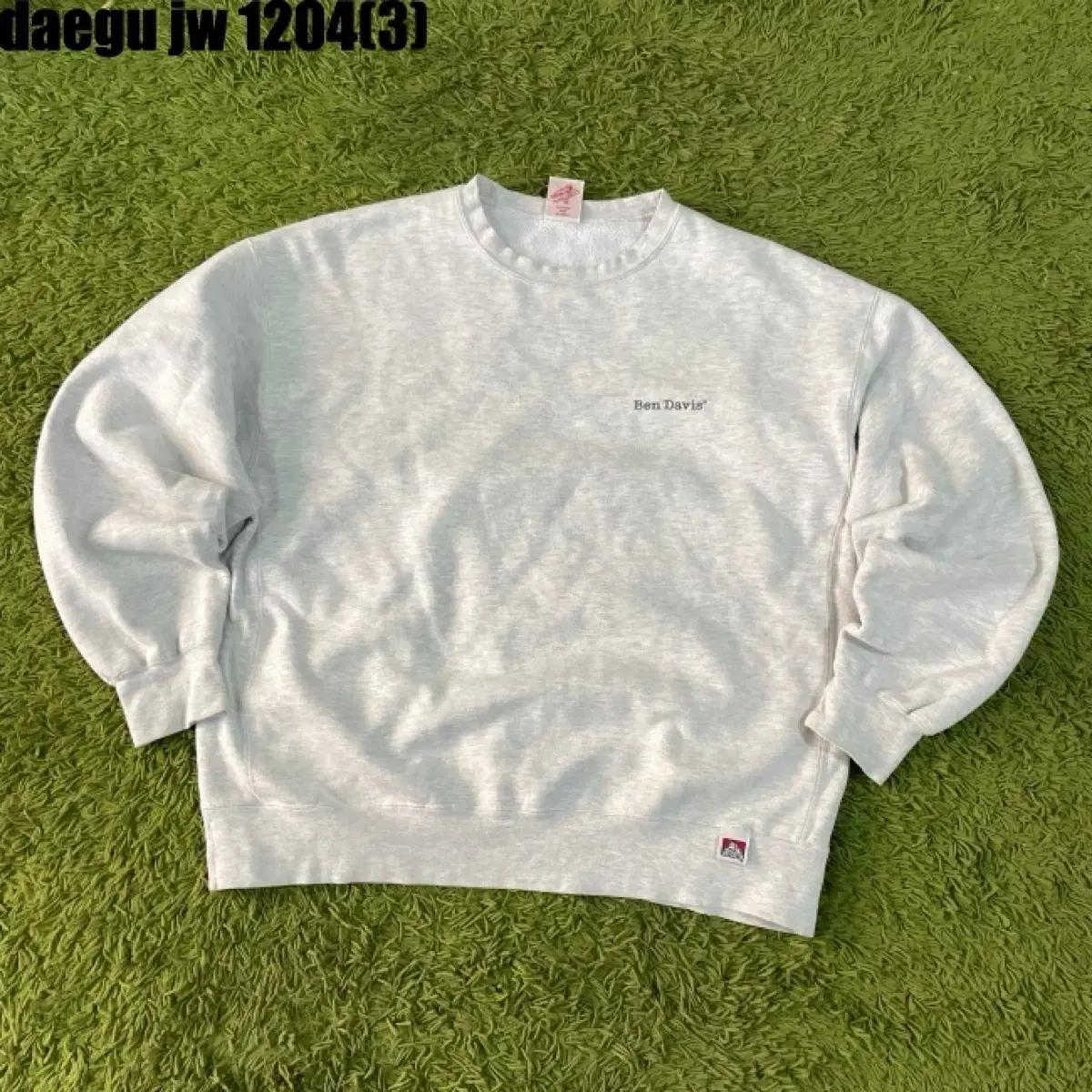 벤 데이비스 맨투맨 티셔츠 회색