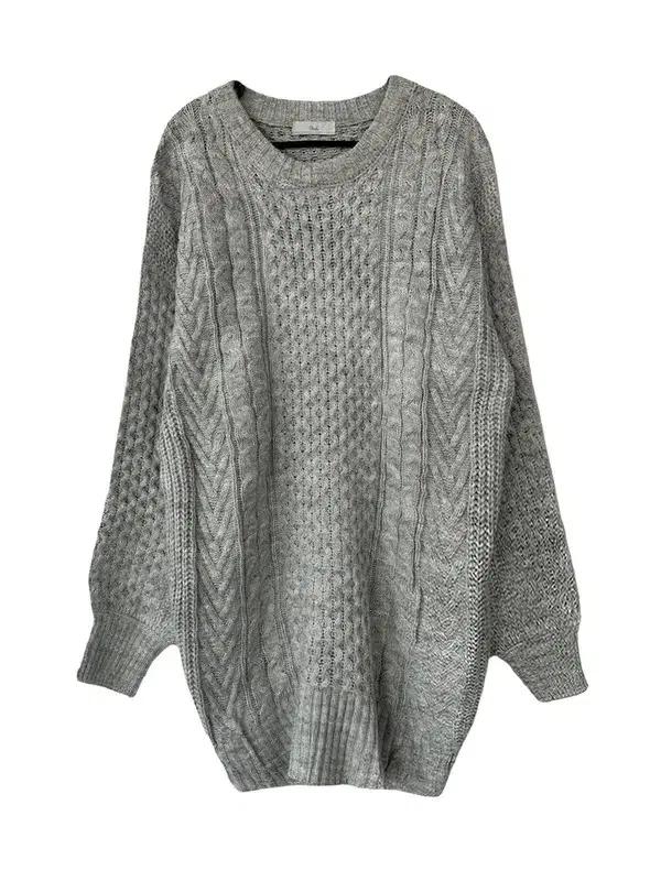 [F] OTTILIE 울혼방 케이블 니트원피스