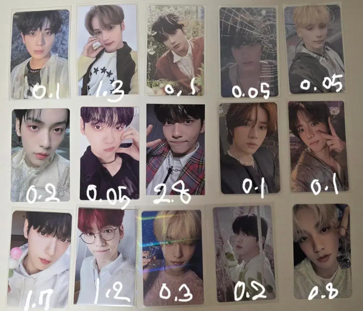 탈덕)투모로우바이투게더 연준 수빈 태현 휴닝카이 포토카드 24팬라 모아존