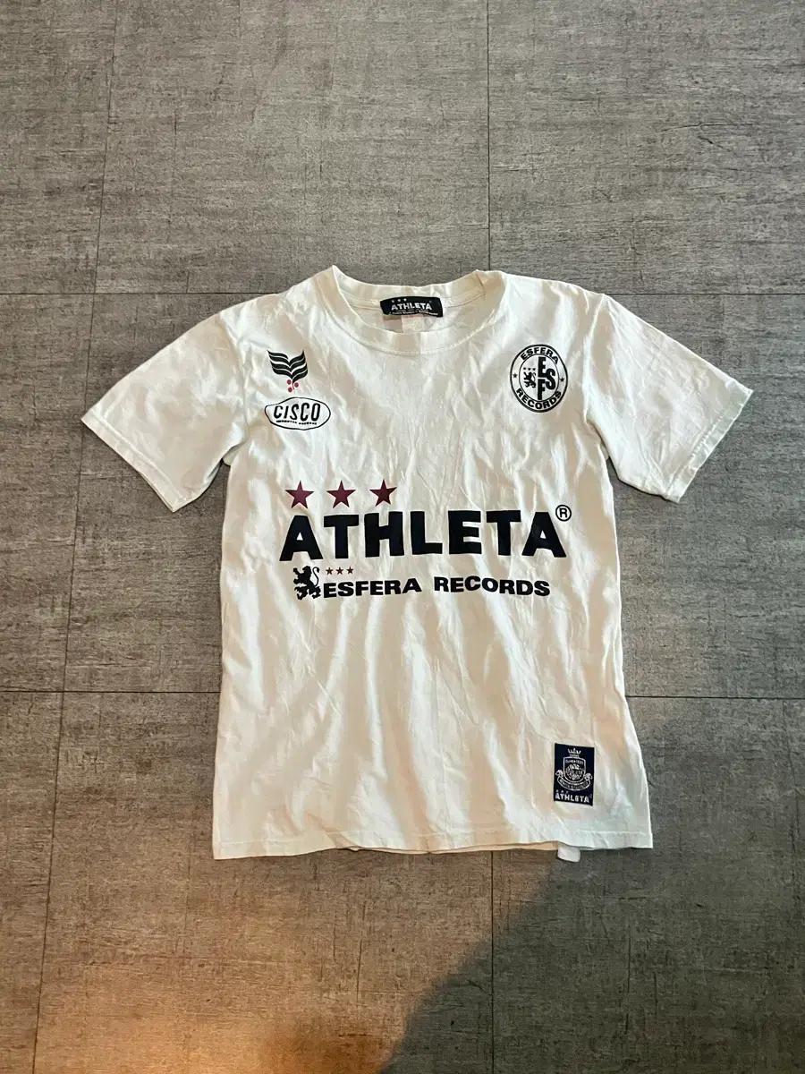 일본빈티지 Athleta 핀터깔y2k 고딕펑크 올드스쿨 반팔티셔츠