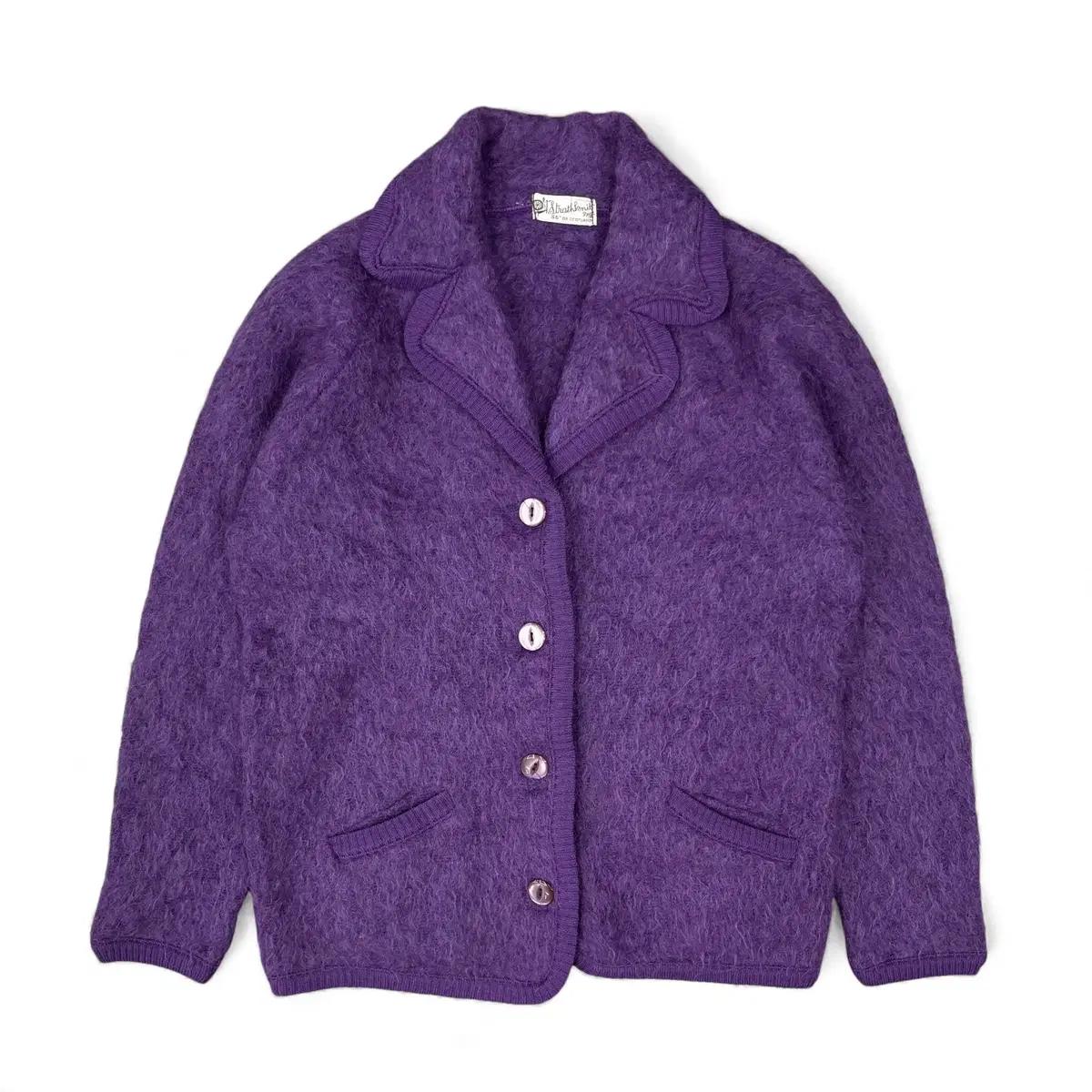 60's Strathknit of Scotland 모헤어 가디건 36