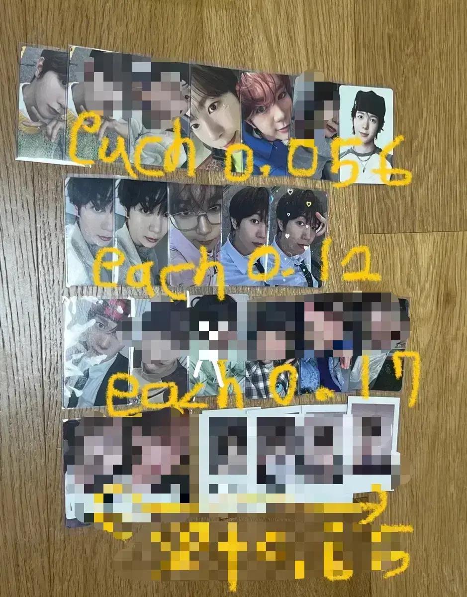 완전쌈 엔시티위시 료 포카 미공포 럭드 앨포 팝머치 컬러 아잉