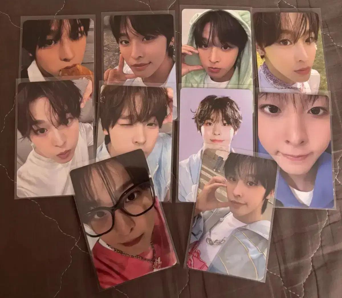 엔시티 위시 리쿠 포카 일괄 양도 시그 스테디 송버드 팝팝 컬러