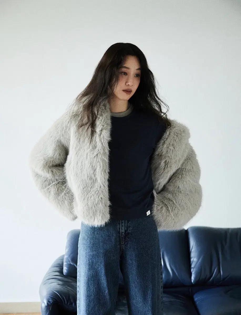 (새상품)루에브르 퍼자켓s