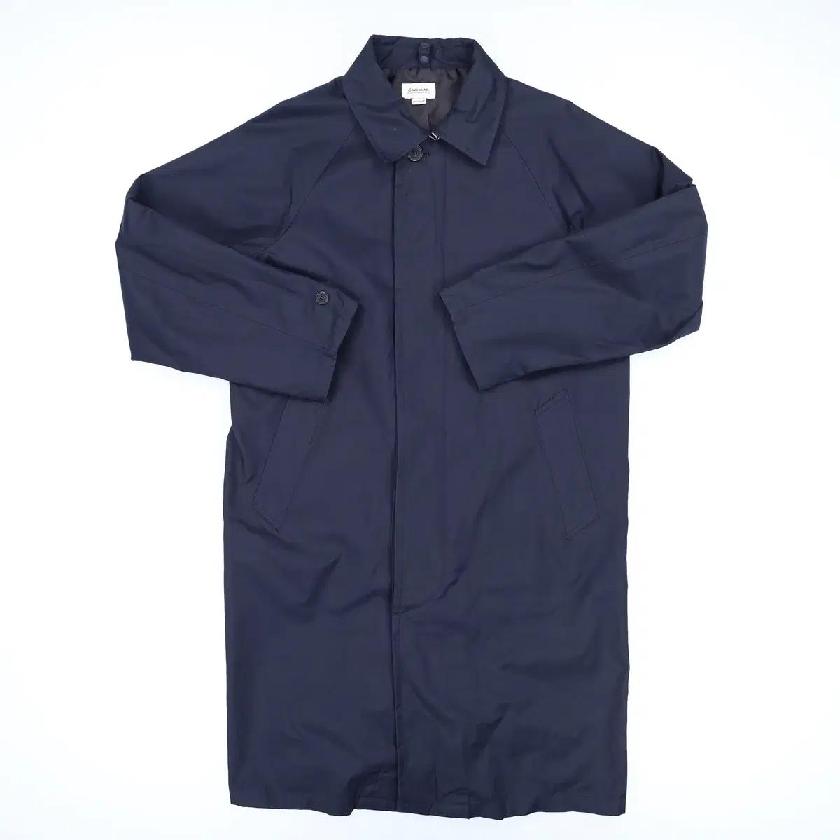 [M] 커버낫 네이비 트렌치 코트 롱 자켓 1203HR1