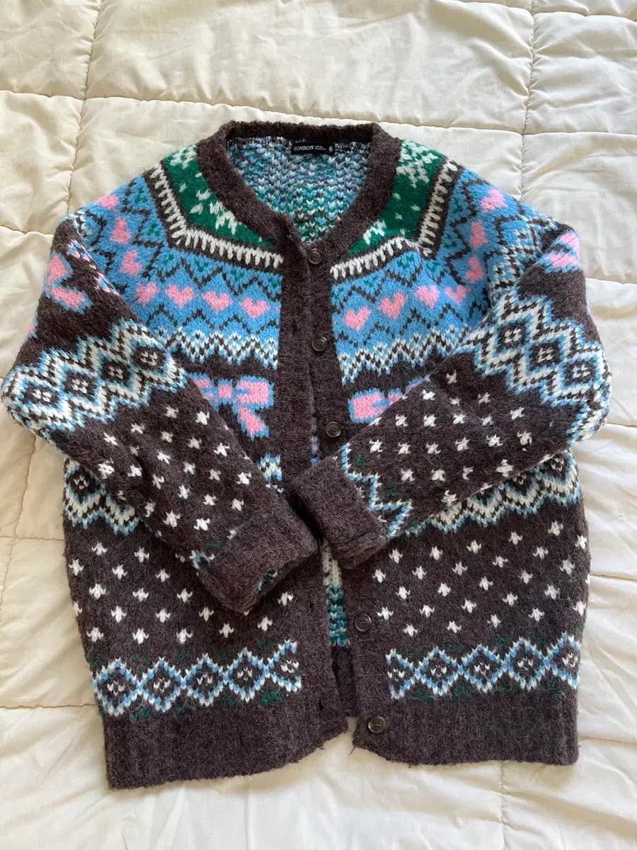 론론 겨울 가디건