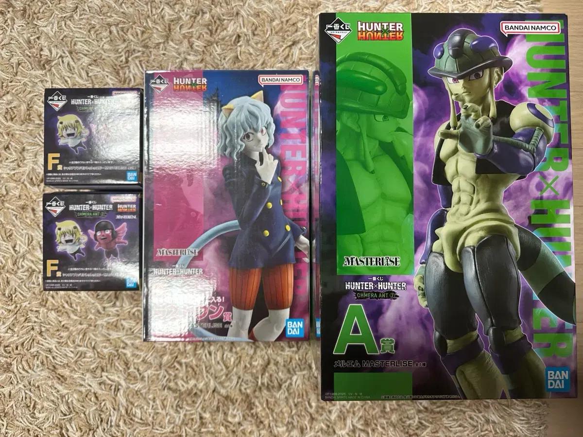 미개봉) 헌터바이헌터 제일복권 a상 메르엠 라스트원 네페르피트 f상 유피