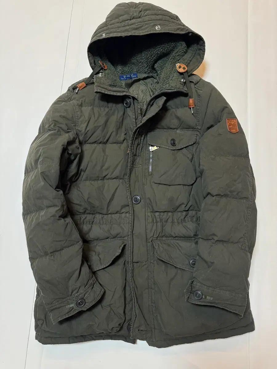 (상태SS) 폴로 캐나다구스맛 트림 덕구스 롱패딩M 100