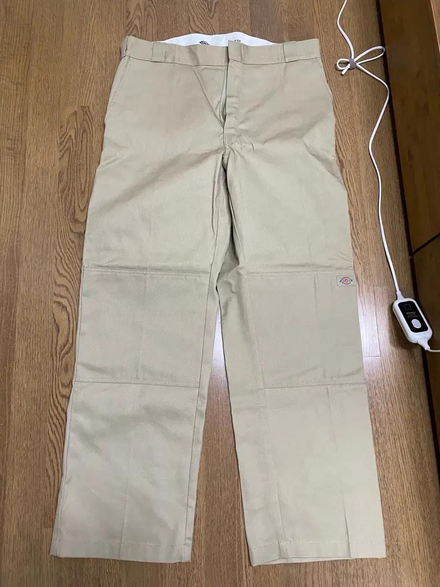 디키즈 더블니 85238 루즈핏 워크 팬츠 베이지 36사이즈 새상품