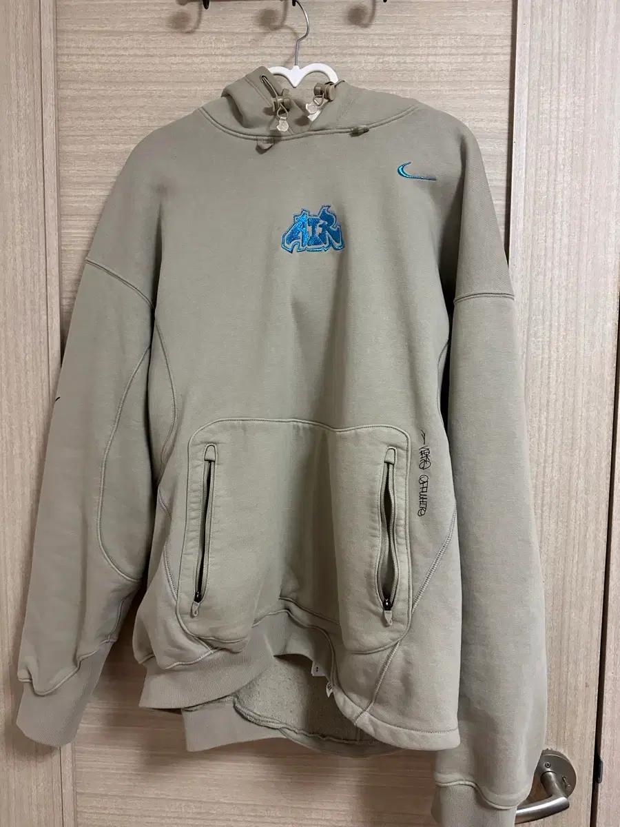 나이키x오프화이트 nrg 플리스 후드 L