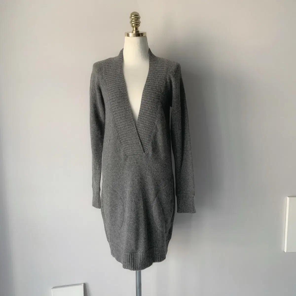 빈스 캐시미어 40% 알파카 30% 니트 원피스 S