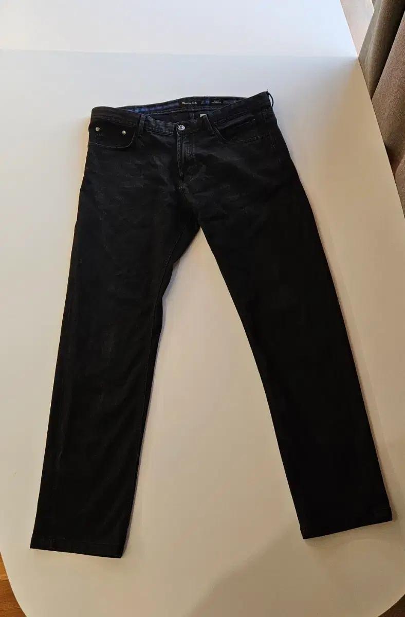 마시모두띠 블랙 데님 팬츠 34 사이즈