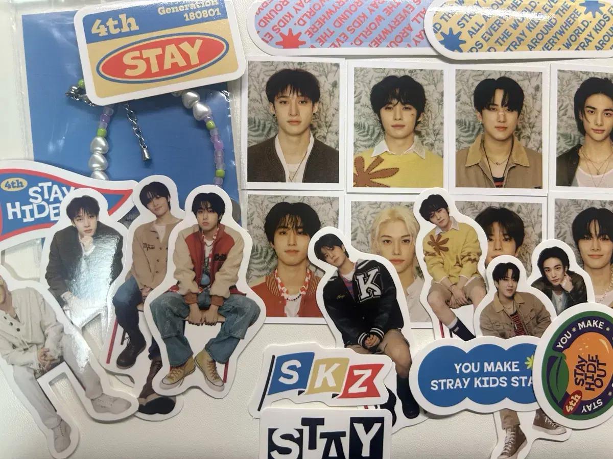 급처/덤폭[스트레이키즈]4기 키트 증사+스티커+팔찌