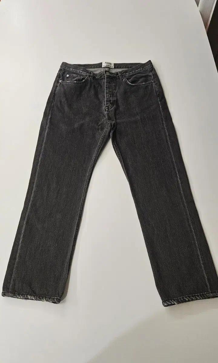아크네 스튜디오 블랙 데님 팬츠 33