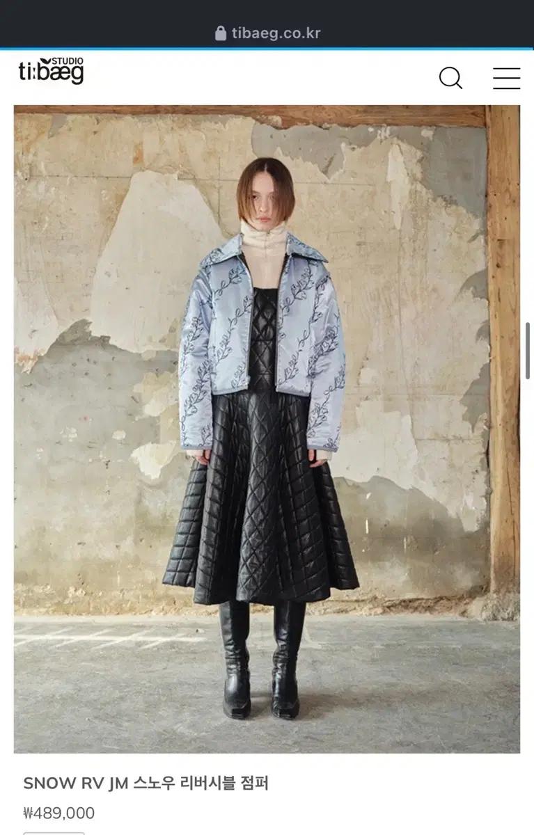 백화점 여성복 브랜드 신상! 정가 50 겨울 패딩 점퍼 (양면 자켓) <