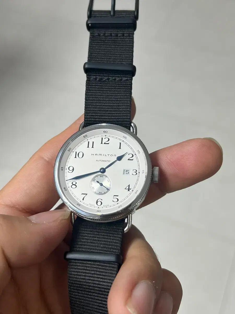 해밀턴 카키 파이오니어 오토매틱 굽핸 스몰세컨