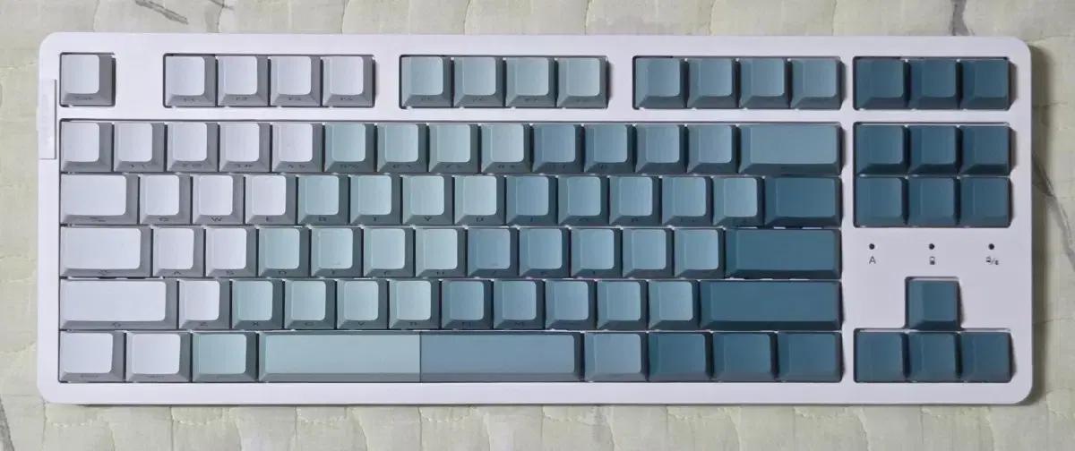 다얼유 ek87pro 저소음 머스타드축 단순개봉 무소음 기계식키보드