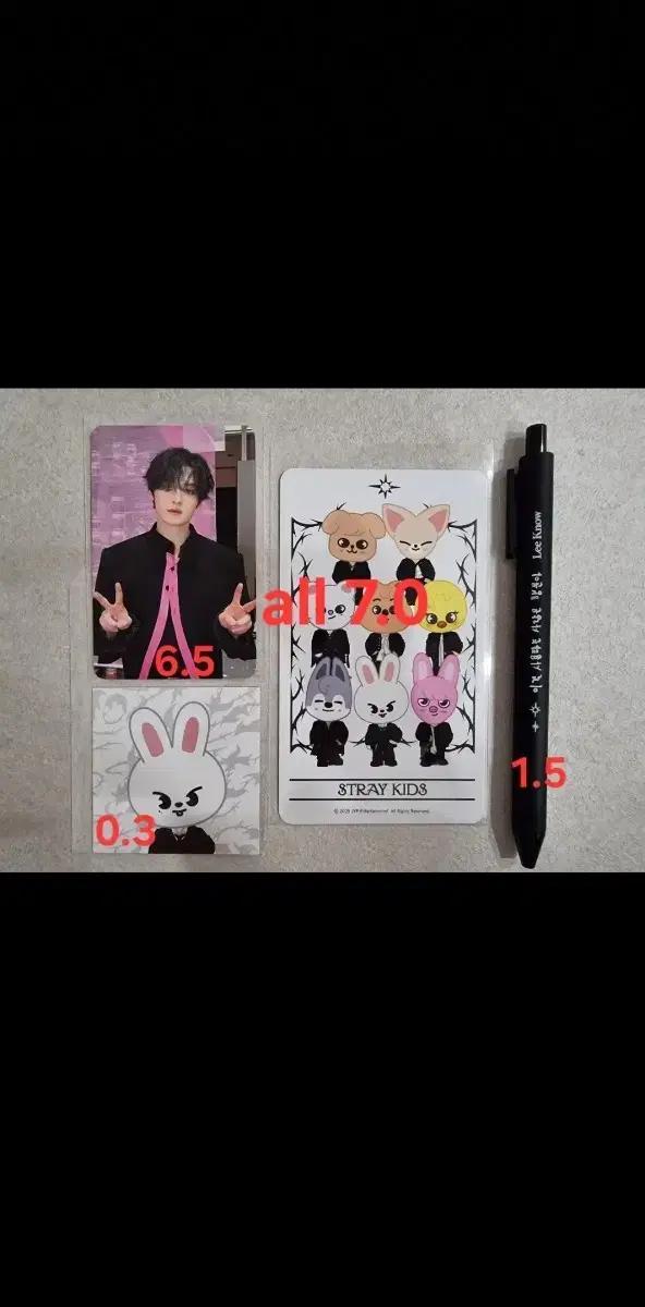 리노 두잇 팝업 큐알 포카 qr 특전 세트 do it 스키즈 스트레이키즈