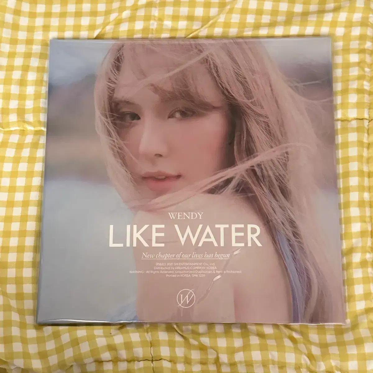 [미개봉] 레드벨벳 웬디 Like Water 한정반 LP 판매