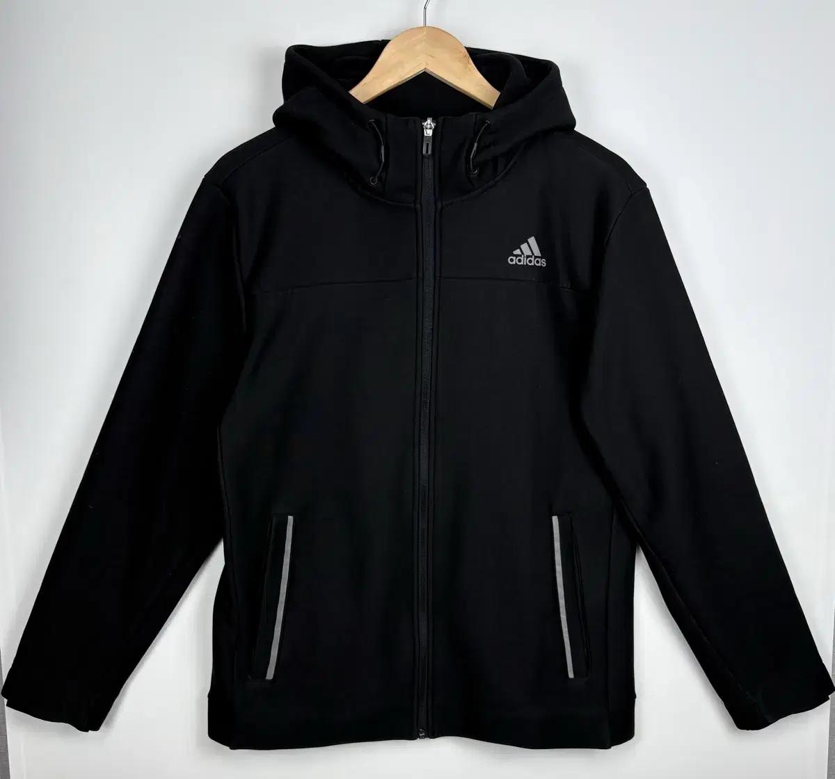 아디다스 플리스 기모 집업 자켓