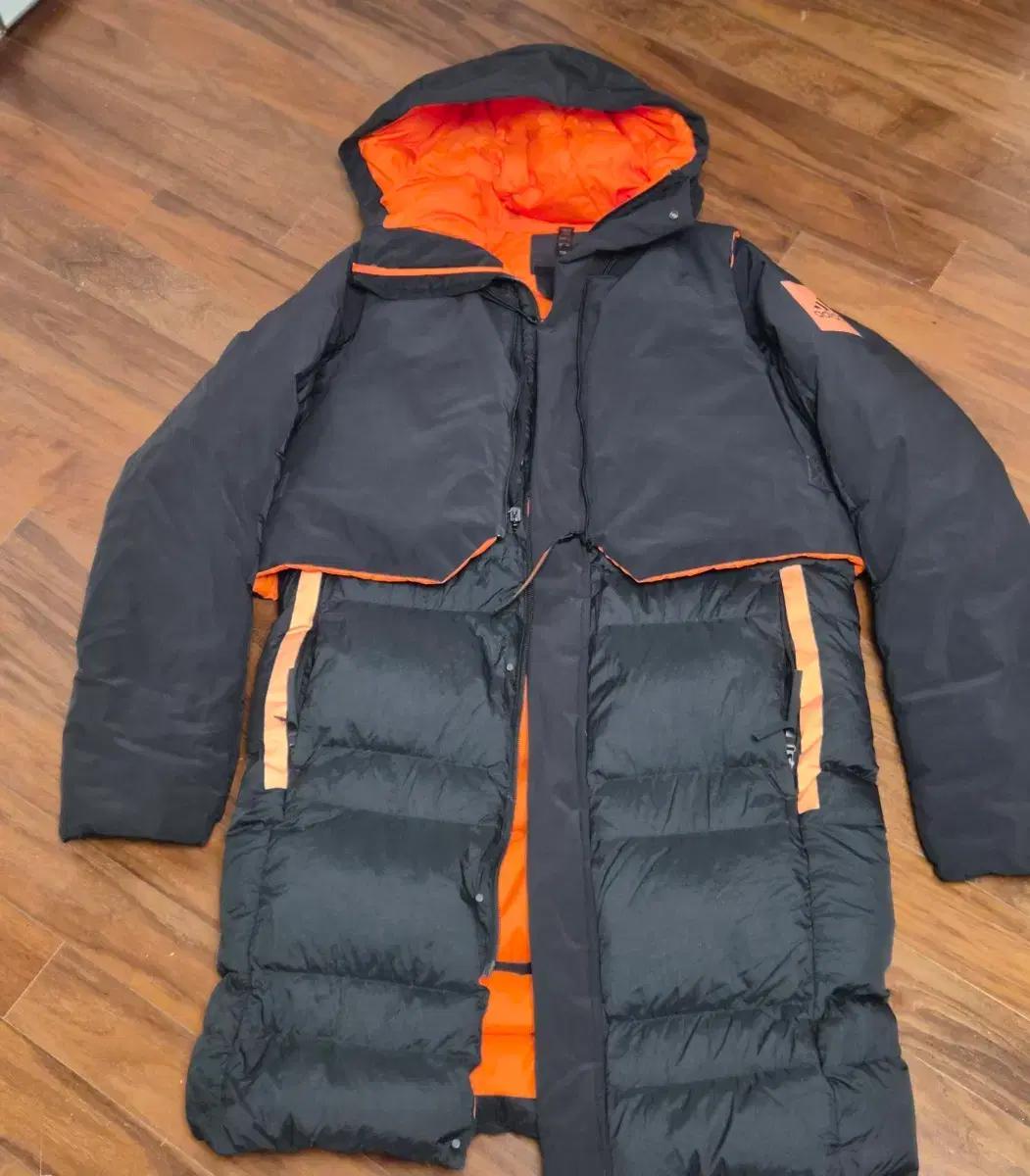 아디다스 롱 패딩 S