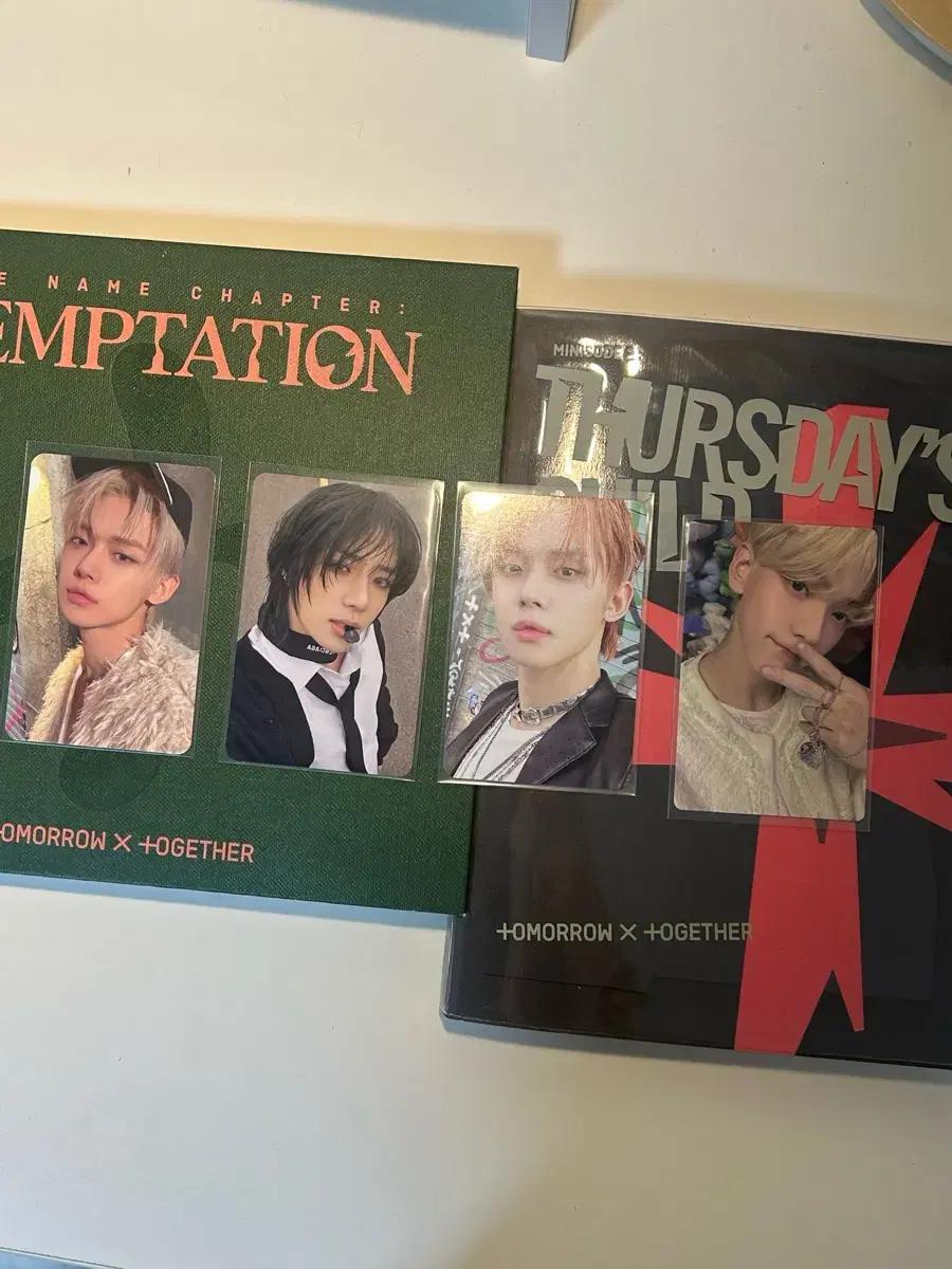 투바투 목요일의 아이 템테이션 포카 앨범 일괄