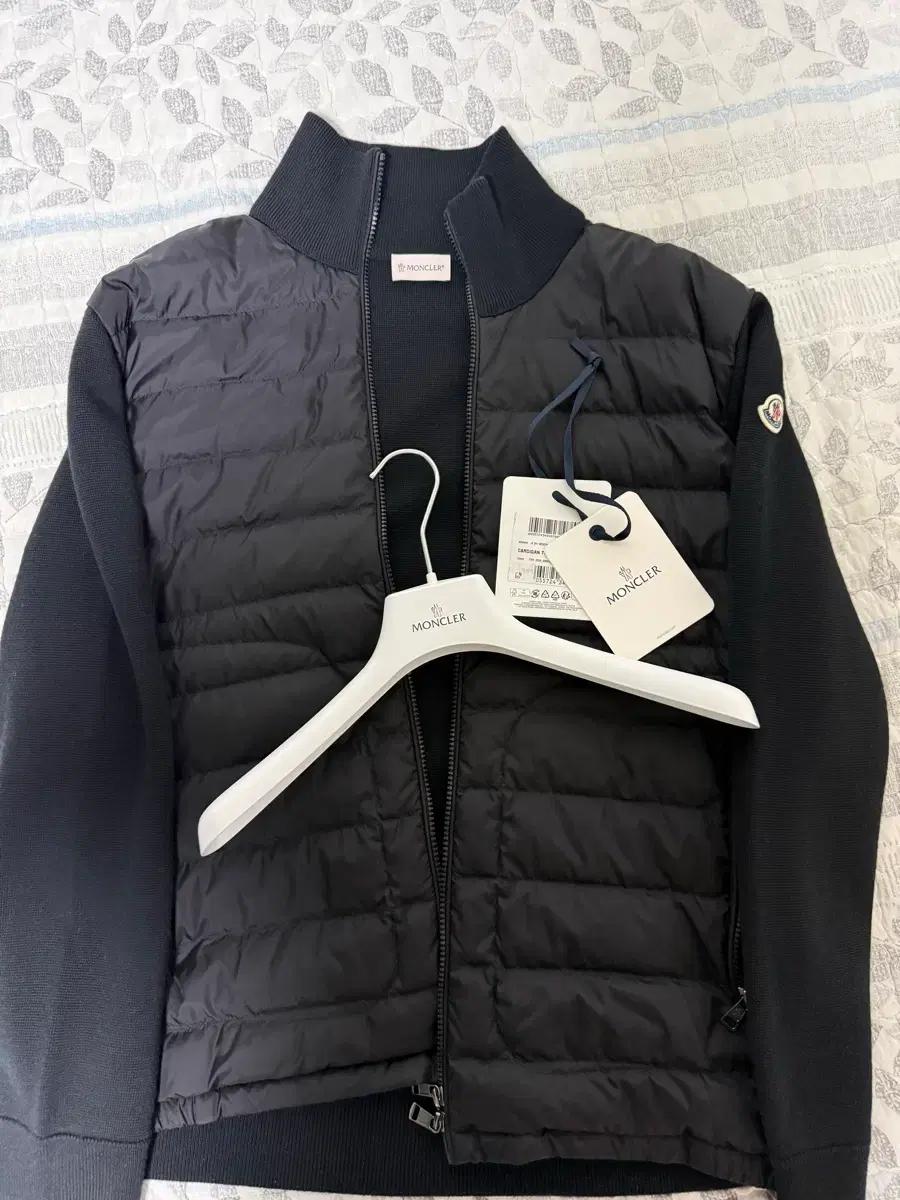 24fw 몽클레어 트리콧 니트패딩 xl 블랙