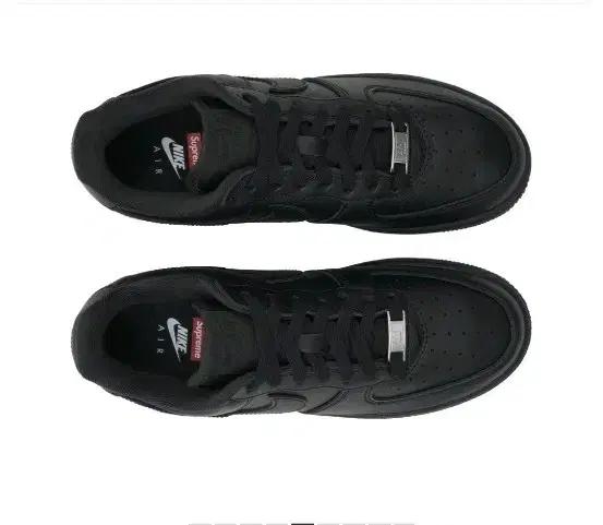 나이키 슈프림 에어포스1 로우 블랙