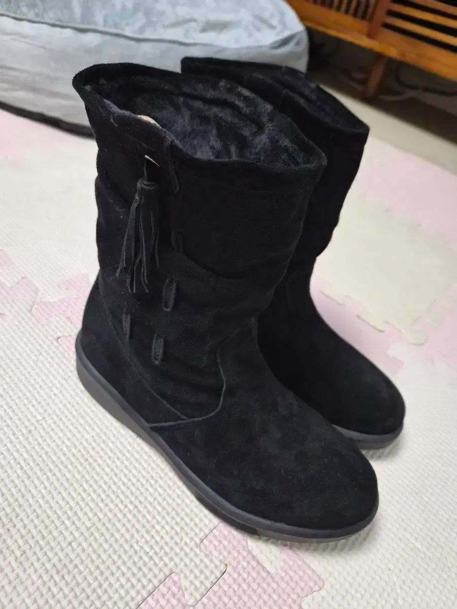 브루마스 소가죽 미들부츠240