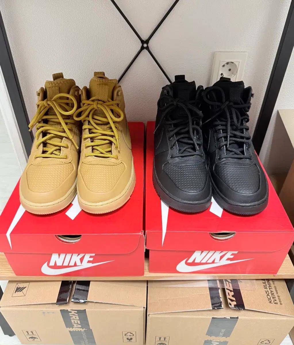 [나이키] 코트 버로우 미드 윈터 블랙/위트(255) 일괄판매