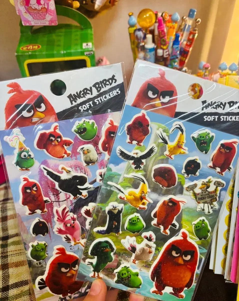 고전 앵그리버드 스티커 일괄