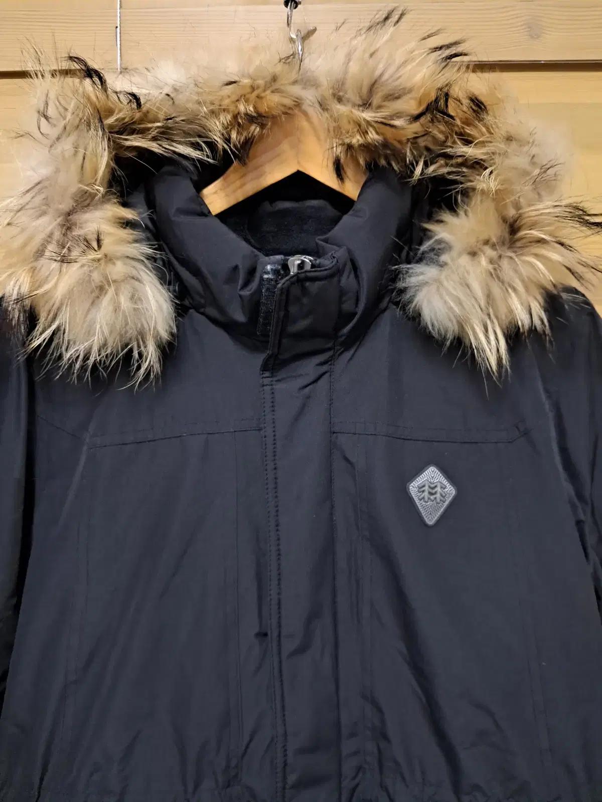 코오롱스포츠 여성 구스다운후드퍼패딩 95사이즈